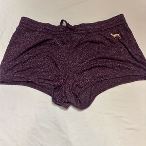 Victoria’s secret Pink Burgundy Lounge Shorts Women’s Size Medium